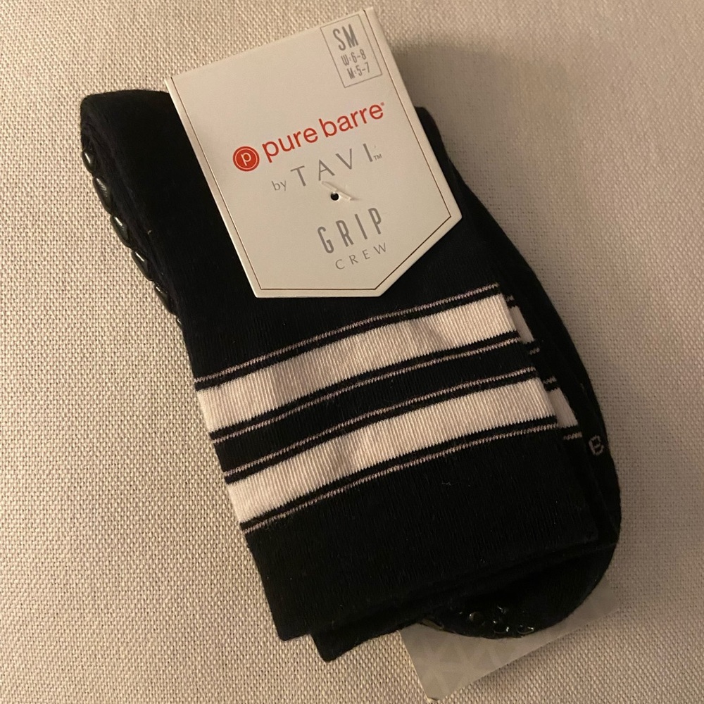 Pure Barre by Tavi Crew Socks - Small